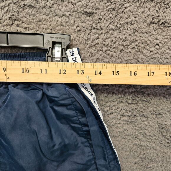 Le Coq Sportif Track Pants Mens Medium Blue Warm Up‎ Windbreaker Pant Ankle Zip - Picture 4 of 11